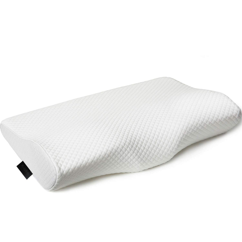 Almohada de espuma viscoelástica, protección del cuello, almohada ortopédica de contorno rebote lento, almohada de espuma de memoria ► Foto 1/6