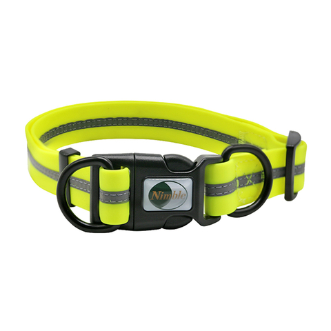 Collar de PVC suave reflectante para perro, impermeable, antisuciedad, fácil de limpiar, 6 colores, para perros medianos pequeños y grandes ► Foto 1/6