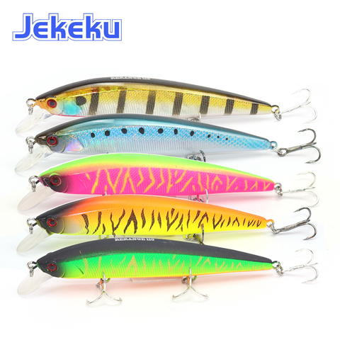 JEKEKU-señuelo de pesca de pececillo duro, cebo Wobbler de 110mm y 15,5g con bola, cebo Artificial Swimbait para perca de Lucio, 1 unidad ► Foto 1/1