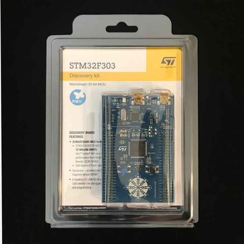 Placa de desarrollo STM32F3DISCOVERY, brazo de 32 bits, 72MHz, con STM32F303VCT6 MCU ► Foto 1/2