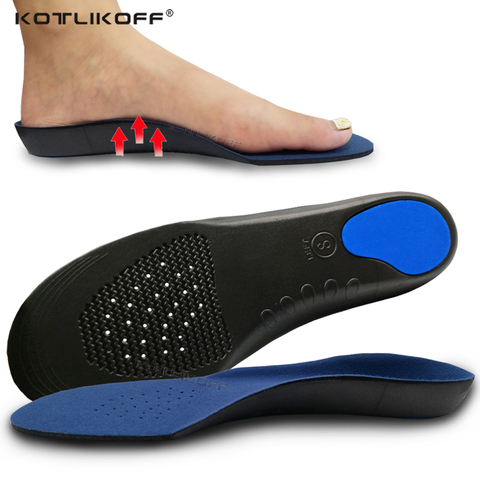 KOTLIKOFF pie plano órtesis Cubitus Varus plantillas de soporte de arco ortopédico altura ortopédica 3cm cojín para los pies almohadillas cuidado plantillas ► Foto 1/6