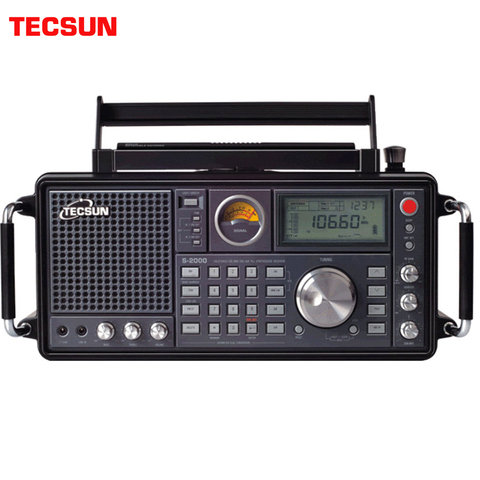 TECSUN-altavoz jamonero de alta sensibilidad y buena selectividad, radioaficionado, SSB, doble conversión, FM/MW/SW/LW, S-2000 ► Foto 1/6