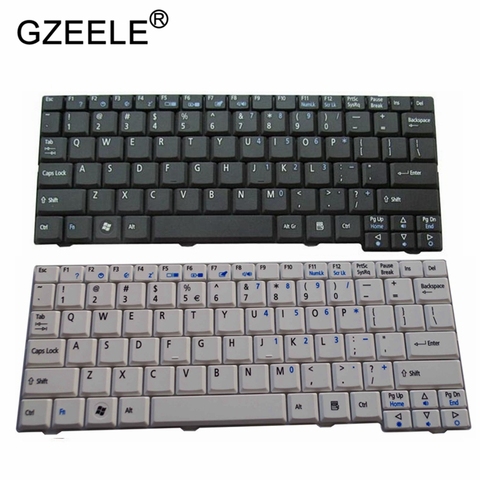 GZEELE-teclado Inglés para ACER Aspire One D150 D250 KAV10 KAV60 A110 KAV60 KAVA0 D150 ZG5 ZG8 523H P531H N214CM-2 ► Foto 1/4