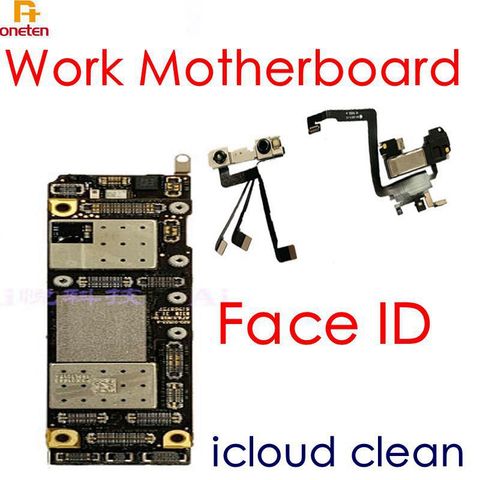 Placa base de buen trabajo para iPhone 11Promax 11Pro 11, 64G, 128G, placa de desbloqueo iCloud, placa base de prueba de cámara frontal de identificación facial ► Foto 1/6