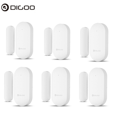 DIGOO actualizado 433MHz nueva puerta y ventana alarma sensor puerta abierta / detectores cerrados inalámbrico alerta sensor de alarma de seguridad para Digoo DG-HOSA DG-HAMA sistema de alarma de seguridad Smart Home ► Foto 1/6