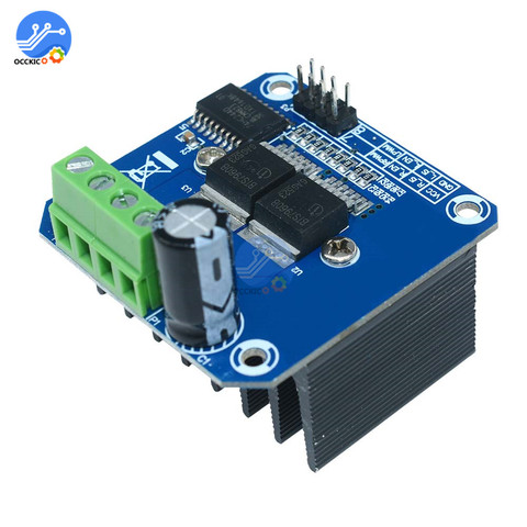 Dual BTS7960B tarjeta de control para Motor 43A h-bridge Robot de coche inteligente de alta potencia DIY Kit para Arduino ► Foto 1/1