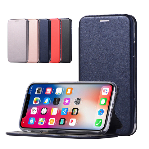 Funda magnética de cuero para teléfono móvil xiaomi, carcasa con tapa para xiaomi redmi note 8t 8a 8 5 5A 7 9 pro 9s 7 7a 5 plus 5A 4x6 6A ► Foto 1/6