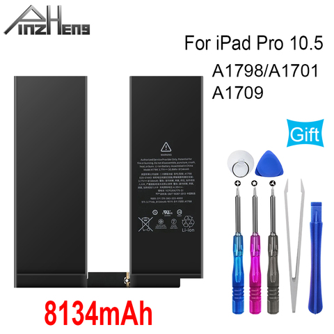 PINZHENG 8134mAh Tablet batería para iPad Air, iPad Pro 10,5 A1798 A1701 A1709 Bateria para iPad Air, iPad Pro 10,5 reemplazo de la batería con herramientas ► Foto 1/1