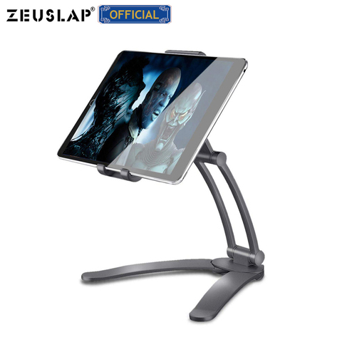 Soporte giratorio de Metal para Monitor portátil, para escritorio de pared, compatible con menos de 15,6 pulgadas, soportes para teléfono móvil y tableta ► Foto 1/6