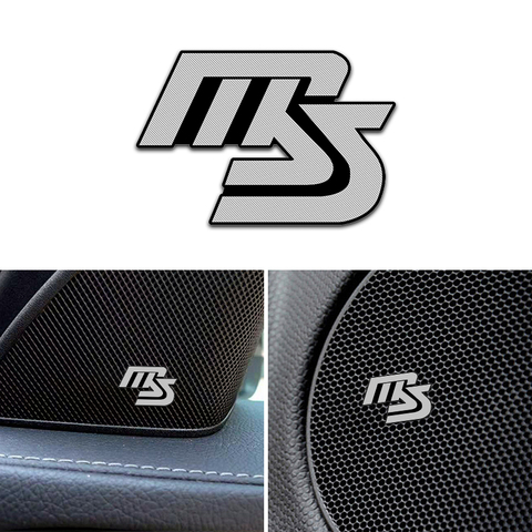 4 Uds de audio de coche decorar 3D de aluminio emblema insignia pegatina para velocidad Mazda Ms CX5 CX-3 CX 3 CX3 CX-5 CX 5 M6 M3 Accesorios ► Foto 1/3