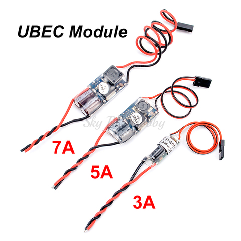 UBEC BEC 5V 3A 5A 7A 5V/3A 5V/5A 5V/7A nivel más bajo RF ruido BEC conmutación antiinterferencias de protección completa regulador FPV piezas de control remoto ► Foto 1/6