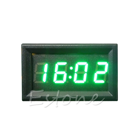 Reloj Digital para salpicadero de coche y motocicleta, accesorio, 12V/24V, pantalla LED, nuevo ► Foto 1/4