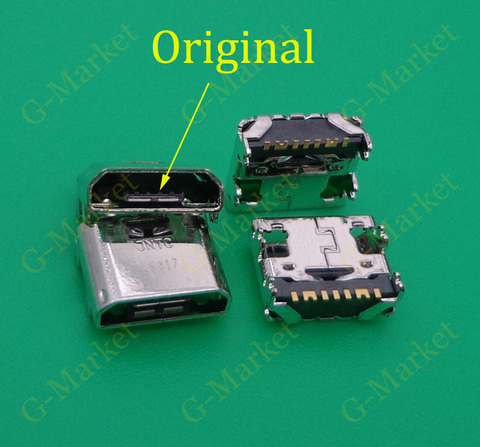 Conector de puerto de carga micro mini USB para Samsung Galaxy Tab A T280 T285 T580 T585 A7 T375, 10 unidades ► Foto 1/3