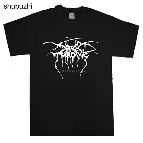 Camiseta de regalo de más tamaño y colores Darkthrone, nueva camiseta negra con Logo de Metal negro Mayhem Dimmu Borgir Taake sbz6318 ► Foto 1/6