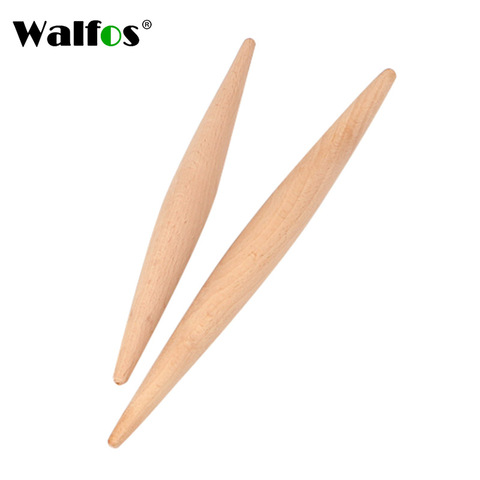 WALFOS 23 cm/28 cm rodillo de madera Fondant para pasteles rodillo antiadherente herramienta de cocina Gadgets Pasta bola de masa Doble ► Foto 1/6