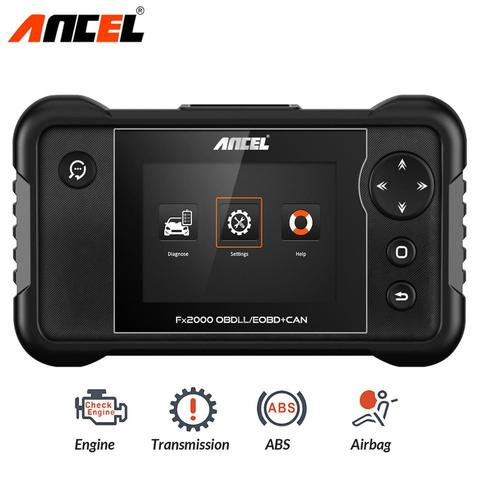 Ancel FX2000 OBD2 escáner automotriz ABS SRS Airbag transmisión motor herramienta de diagnóstico OBD 2 coche profesional herramienta de escáner automático ► Foto 1/6