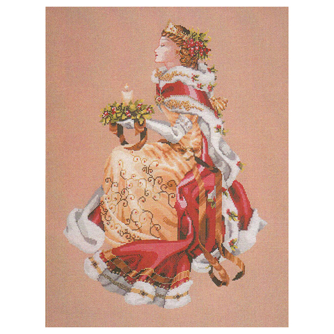 Kit de punto de cruz de colección de oro, hada de La Reina de Navidad, Ángel de vacaciones real MD 78 ► Foto 1/4
