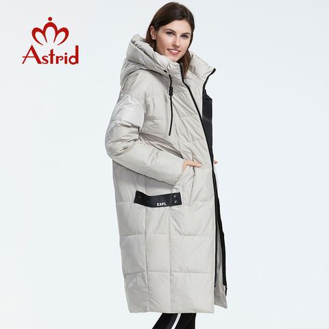 Astrid 2022 invierno nueva llegada chaqueta de las mujeres ropa de calidad con una capucha de estilo de moda abrigo de invierno AR-7038 ► Foto 1/6