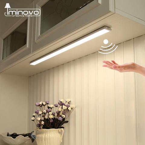 Luz nocturna con Sensor de movimiento PIR, lámpara de armario inalámbrica portátil con recarga USB, 2W 3W 5W, armario de cocina, escaleras, pasillo, cc 5V ► Foto 1/6