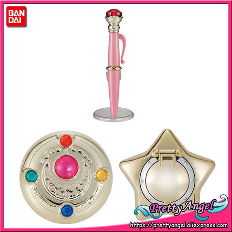 PrettyAngel-figuras de Sailor Moon genuinas, medallón de estrella de Gashapon, Pluma de disfraz, 25 ° Aniversario ► Foto 1/4