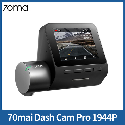 70mai Dash Cam Pro 1994p HD Smart GPS Wifi Coche Dvr Vídeo Grabador Control De Voz vision Nocturna 70mai APP connect Modo de estacionamiento del sensor G ► Foto 1/6