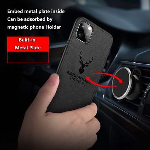 Funda magnética 3D con textura de tela para Xiaomi Mi 9T Pro, carcasa de silicona suave con placa magnética ► Foto 1/6