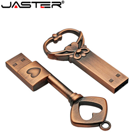 JASTER magic-memoria usb 2,0 4G, 8G, 16G, 32G, llave de corazón ► Foto 1/6