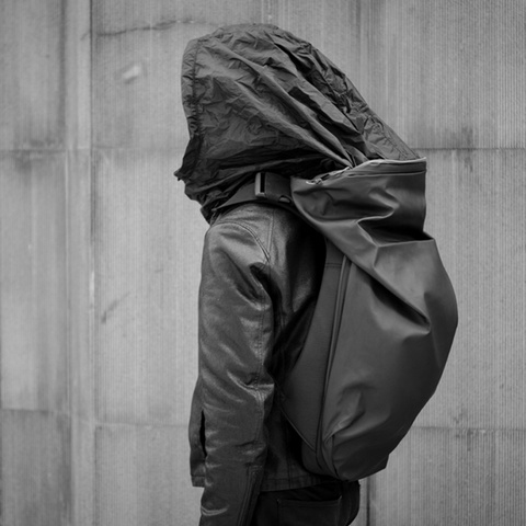 Mochila deportiva con gorro de lluvia, mochila para hombre, bolso de estudiantes universitarios, paquete de motocicleta para chico, bolsa de ordenador de viaje súper ignífuga ► Foto 1/5