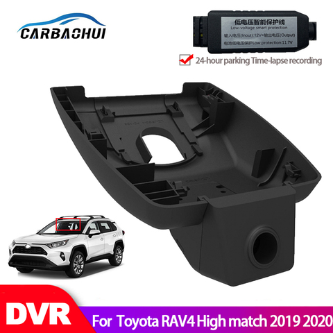 Coche DVR Wifi grabadora de vídeo cámara de salpicadero cámara para Toyota RAV4 alta encuentro 2008 ~ 2022 ~ 020 alta calidad de visión nocturna Novatek 96658 ► Foto 1/6