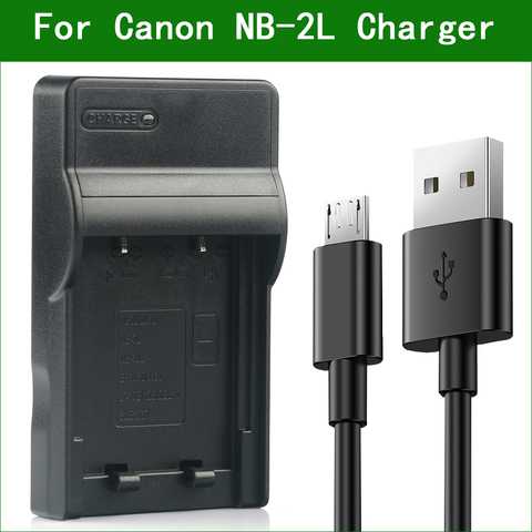 LANFULANG NB-2L NB-2LH Slim USB cargador de batería para Canon NB-2L NB-2LH BP-2L12 BP-2L13 BP-2L14 BP-2L24H BP-2LH BP-2L5 E160814 ► Foto 1/6