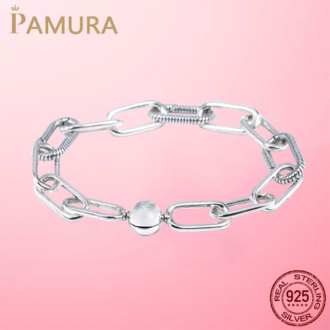 Pulsera de plata de ley 925 Original Me, pulsera de cadena de nudos Infinity, joyería para mujer, regalo para mujer ► Foto 1/4