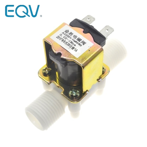 AC220V válvula solenoide eléctrica magnética N/C/agua de entrada de aire interruptor de flujo N/C 1/2 