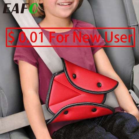 Funda Universal para cinturón de seguridad de coche, suave, ajustable, triangular, almohadilla para cinturón de seguridad, Clips de protección para bebés y niños ► Foto 1/6
