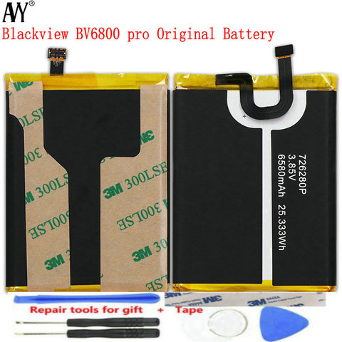 AVY-batería recargable para teléfono móvil, pila Original de polímero de litio con número de seguimiento, 6580mAh, para Blackview BV6800 pro ► Foto 1/3