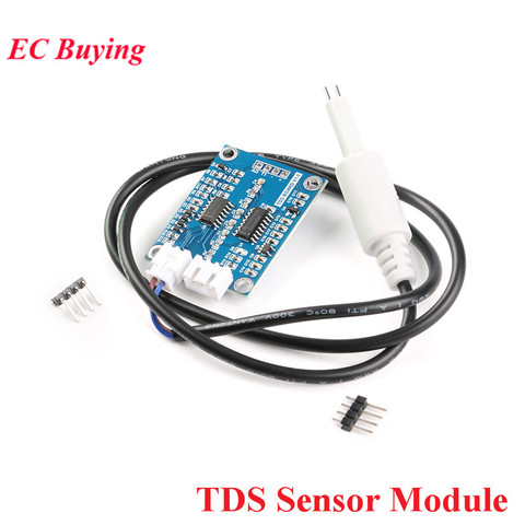 Módulo de Sensor TDS para Arduino 51/STM32, detector de calidad de agua sólida Soluble con señal analógica sólida disuelta, temperatura DS18B20 ► Foto 1/5