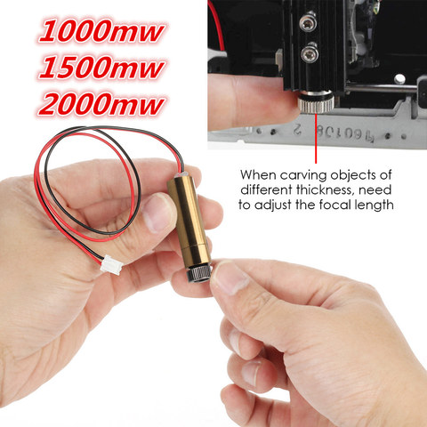 NEJE-módulo láser 1000mW/1500mW/2000mW/3000mw 445nm/405nm, Kit de reemplazo de cabezal láser para DK-8-KZ, grabador láser DK-BL ► Foto 1/6