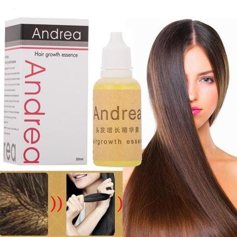 Andrea-aceites esenciales para la pérdida del crecimiento del cabello, aceites esenciales para la pérdida del cabello, Huile Essentielle, para restauración rápida del crecimiento del sol, 20ml ► Foto 1/6