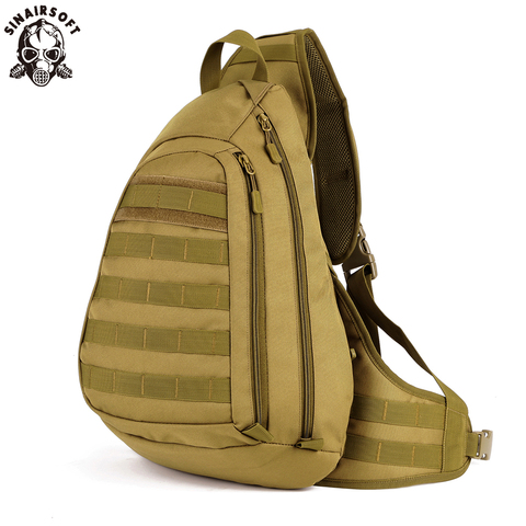 SINAIRSOFT-mochila táctica militar de 14 pulgadas para deportes, Mochila deportiva para acampar al aire libre, con tirantes de un solo hombro ► Foto 1/6