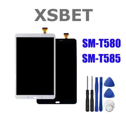 Para Samsung Galaxy Tab A 10,1 SM-T580, pantalla LCD de SM-T585 y digitalizador de pantalla táctil, reemplazo + herramientas ► Foto 1/6