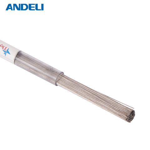 ANDELI-Material de alambre de soldadura, 304 1,0/1,2/1,6/2,0/2,4/3,2mm, alambre de soldadura de llenado de acero inoxidable para soldadura TIG ► Foto 1/2