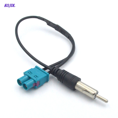 Adaptador de Radio para coche, Cable de Audio macho, interfaz Fakra Dual, Conector de antena aérea de CD, enchufe para Audi, Volkswagen, KOJDL, nuevo ► Foto 1/5