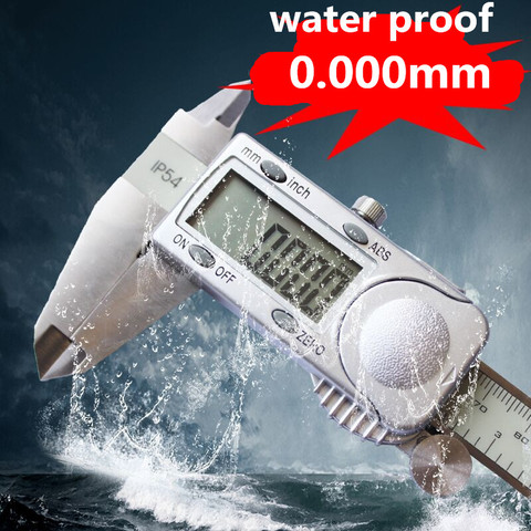 Terma-calibrador vernier digital de 0.005mm, a prueba de agua, IP54, 150mm, 300mm, Micrómetro de espesor ► Foto 1/6