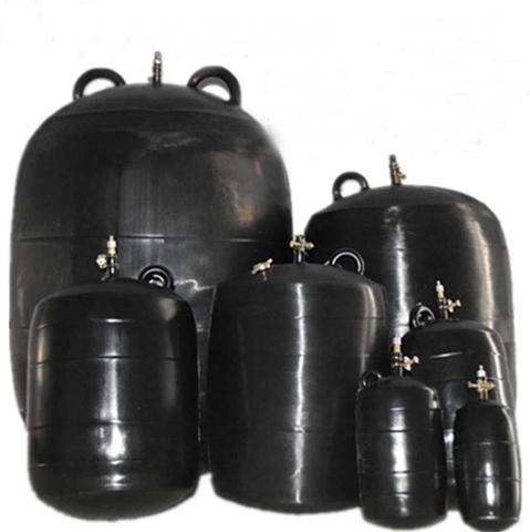 Tubo de ajuste I/D de 96-119mm, bolsa de aire de drenaje de goma Natural de 4 