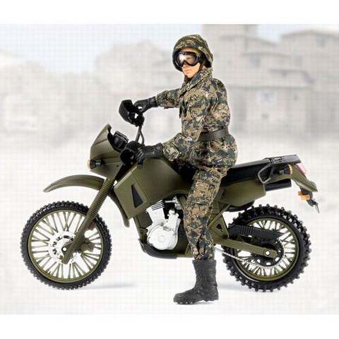 1/6 mundo pacificador militar KAWASAKIMotorcycle figuras de acción figuras en miniatura de juguete de colección ► Foto 1/5