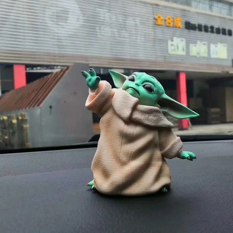 Figura de juguete de Little Baby YODA, estatua de 8cm ► Foto 1/5