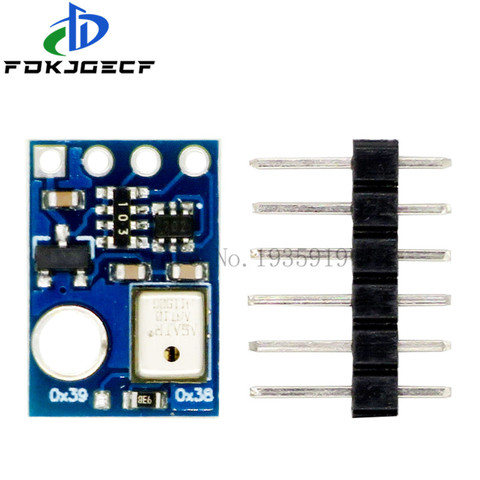 Sensor Digital de temperatura y humedad de alta precisión AHT10, módulo de medición, comunicación I2C, sustituye a DHT11 SHT20 AM2302 ► Foto 1/2