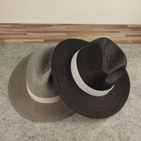 Sombrero de paja de talla grande para hombre, gorra de Sol de talla grande para playa, sombrero Panamá de talla grande, sombrero de cubo de talla grande, sombrero fedora de 55-58cm 59-60cm 61-63cm ► Foto 1/6