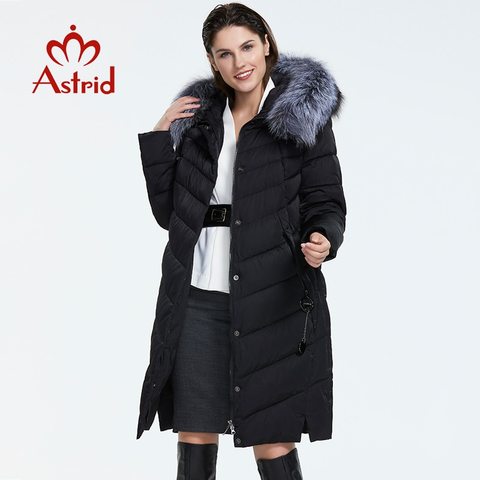 ¡Novedad de invierno 2022! Chaqueta de mujer con cuello de piel, ropa holgada para exteriores, abrigo de invierno de calidad para mujer, FR-2160 ► Foto 1/6