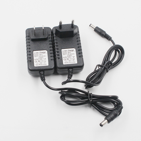 Fuente de alimentación de cargador Universal, adaptador de corriente AC 110-240V DC 4,2 V 8,4 V 12,6 V 16,8 V 1A 2A para equipos digitales, batería de litio 18650 ► Foto 1/6