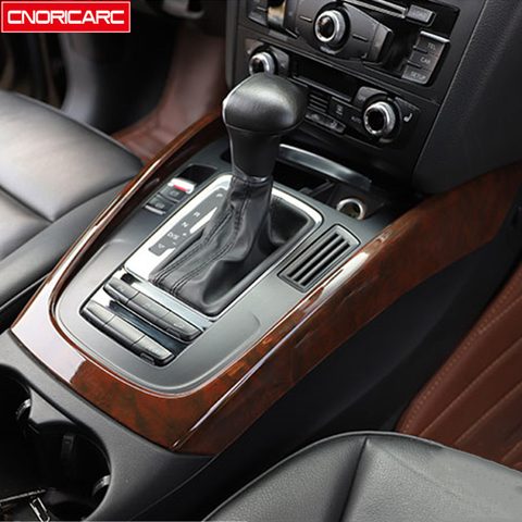 El centro de la consola Reposabrazos de cambio de engranaje cubierta de marco decorativo Trim para Audi Q5 2010-2017 ABS coche estilo modificados Interior ► Foto 1/6